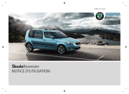 SKODA Roomster (2010/05) Manuel utilisateur