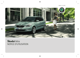 SKODA Fabia (2010/11) Manuel utilisateur