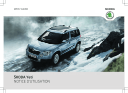 SKODA Yeti (2011/11) Manuel utilisateur