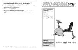 ProForm 975 BIKE Manuel utilisateur