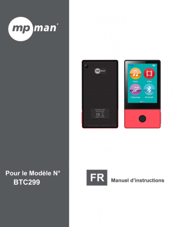 Manuel du propriétaire | MPMan BTC299 MP3 Manuel utilisateur | Fixfr