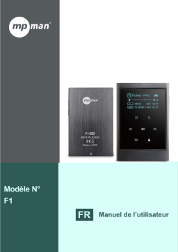 MPMan F1 MP3 Manuel utilisateur