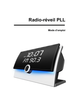 MPMan FRA400/402 Clock radio Manuel utilisateur