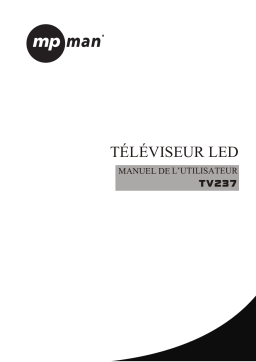 MPMan LED TV237 LED TV Manuel utilisateur