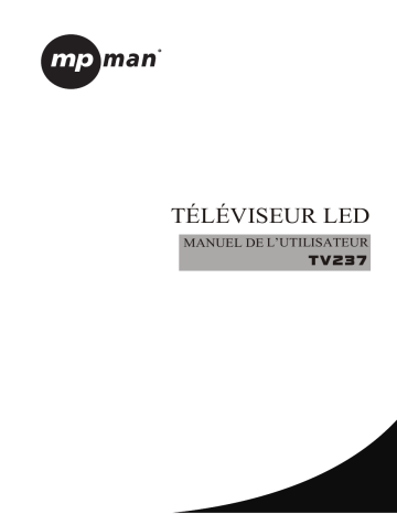 Manuel du propriétaire | MPMan LED TV237 LED TV Manuel utilisateur | Fixfr