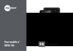 MPMan MPDC705 Android Tablet Manuel utilisateur