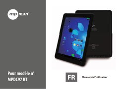 MPMan MPDC97 BT Android Tablet Manuel utilisateur