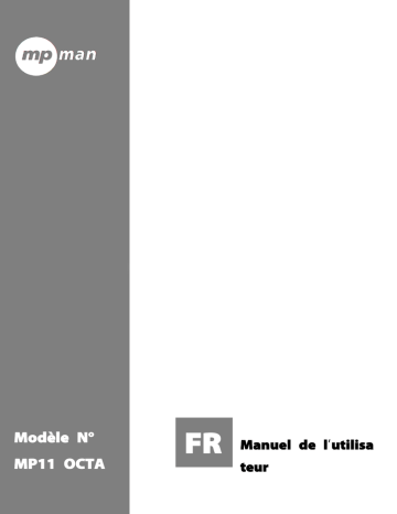Manuel du propriétaire | MPMan MP11 OCTA Android Tablet Manuel utilisateur | Fixfr