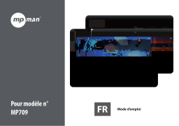 MPMan MP709 Android Tablet Manuel utilisateur