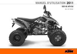 KTM 525 XC ATV EU 2011 ATV Bike Manuel utilisateur