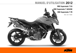 KTM 990 Supermoto T FR 2012 Supermoto Bike Manuel utilisateur