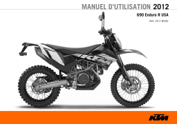 KTM 690 Enduro R US 2012 Travel Bike Manuel utilisateur