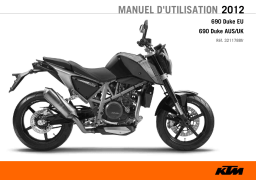 KTM 690 Duke MY 2012 Naked Bike Manuel utilisateur