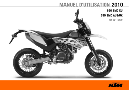 KTM 690 SMC EU 2010 Supermoto Bike Manuel utilisateur