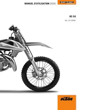 85 SX 19 16 2020 | Manuel du propriétaire | KTM 85 SX 17 14 2020 Mini Bike Manuel utilisateur | Fixfr