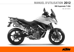 KTM 990 Supermoto T US 2012 Supermoto Bike Manuel utilisateur