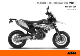 KTM 690 SMC US 2010 Supermoto Bike Manuel utilisateur