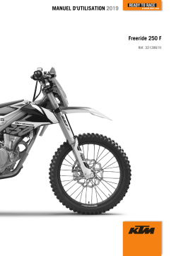 KTM Freeride 250 F EU 2019 Freeride Bike Manuel utilisateur