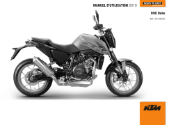 KTM 690 Duke EU 2019 Naked Bike Manuel utilisateur