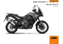 KTM 1290 Super Adventure S US 2020 Travel Bike Manuel utilisateur