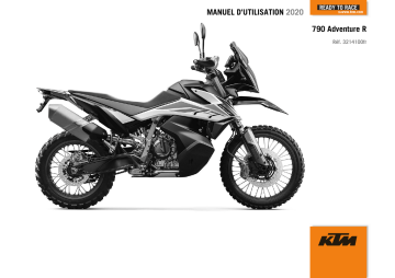 790 Adventure R PH 2020 | Manuel du propriétaire | KTM 790 Adventure R 2020 Travel Bike Manuel utilisateur | Fixfr