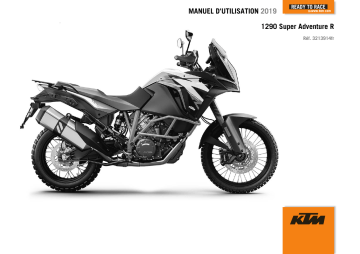 Manuel du propriétaire | KTM 1290 Super Adventure R US 2019 Travel Bike Manuel utilisateur | Fixfr