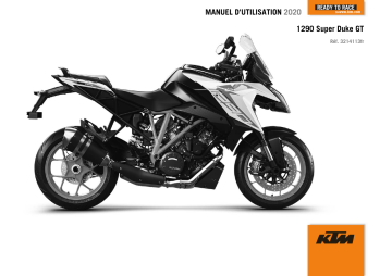 Manuel du propriétaire | KTM 1290 Super Duke GT US 2020 Touring Bike Manuel utilisateur | Fixfr