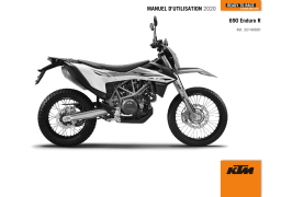 KTM 690 Enduro R EU 2020 Travel Bike Manuel utilisateur