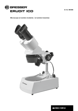 Bresser Erudit ICD Stereo Microscope (30.5) Manuel utilisateur