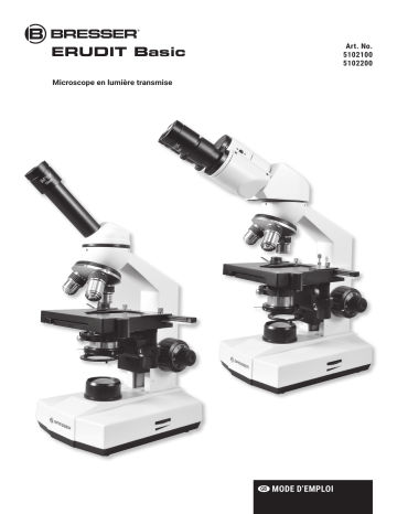 Manuel du propriétaire | Bresser Erudit Basic Bino 40x-400x Mikroscope Manuel utilisateur | Fixfr
