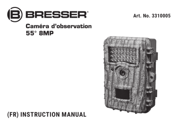 Manuel du propriétaire | Bresser Observation camera/game camera 55° 8MP Manuel utilisateur | Fixfr