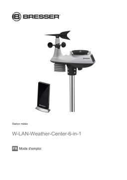 Bresser WIFI professional weather station Manuel utilisateur