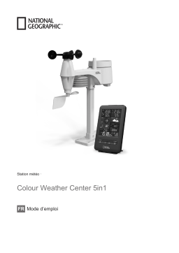 National Geographic 256-color and RC weather center 5-in-1 Manuel utilisateur