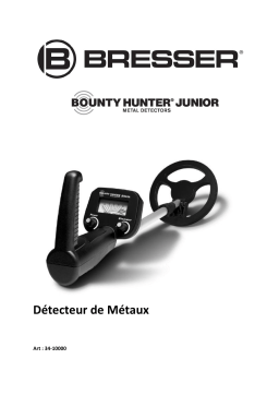 Bounty Hunter Junior Metal Detector Manuel utilisateur