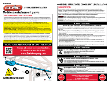 4063 | 3064 | 4164 | 2562 | 2568 | Manuel du propriétaire | Genie 4064 Manuel utilisateur | Fixfr