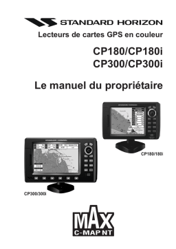 Standard Horizon CP180 CP300 Manuel utilisateur