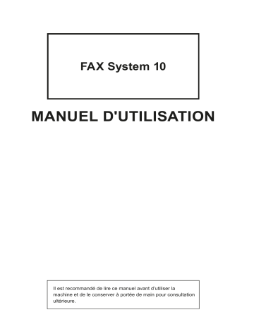 Manuel du propriétaire | Triumph-Adler 350ci Copy system Manuel utilisateur | Fixfr
