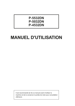 Triumph-Adler P-4532DN Print system Manuel utilisateur