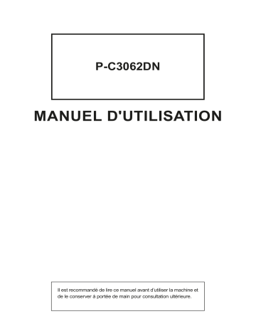 Manuel du propriétaire | Triumph-Adler P-C3062DN Print system Manuel utilisateur | Fixfr