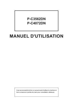 Triumph-Adler P-C3562DN Print system Manuel utilisateur