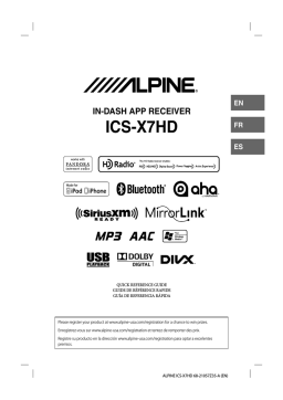 Alpine ICS-X7HD Manuel du propriétaire