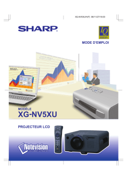 Sharp XG-NV5XU Manuel du propriétaire
