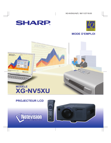 Sharp XG-NV5XU Manuel du propriétaire | Fixfr