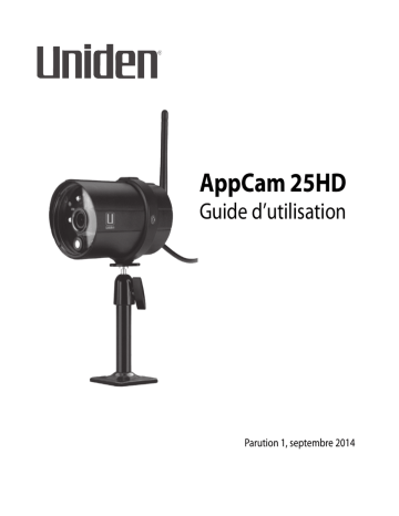 Uniden APPCAM25HD Manuel du propriétaire | Fixfr