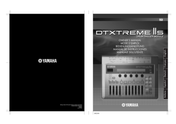 Yamaha DTXTREME IIs Manuel du propriétaire | Fixfr