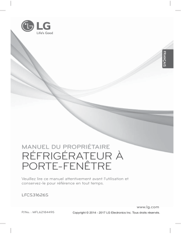 LG LFCS31626S Manuel du propriétaire | Fixfr