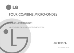 LG MS-1944HL Manuel du propriétaire