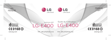 LGE400 | LG E400 Manuel du propriétaire | Fixfr