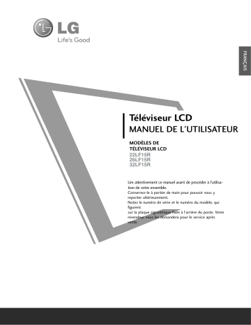 LG 22LF15R Manuel du propriétaire | Fixfr