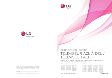 47LD452B | 32LD452B | LG 37LD452B Manuel du propriétaire | Fixfr